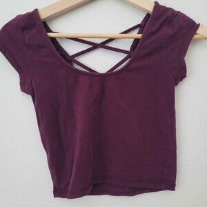 Forever 21 | Burgundy Crop Top